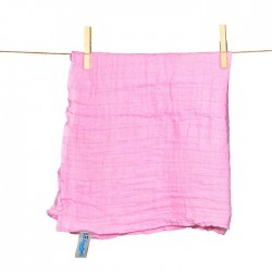 Pack de muselinas y pañitos algodón rosa
