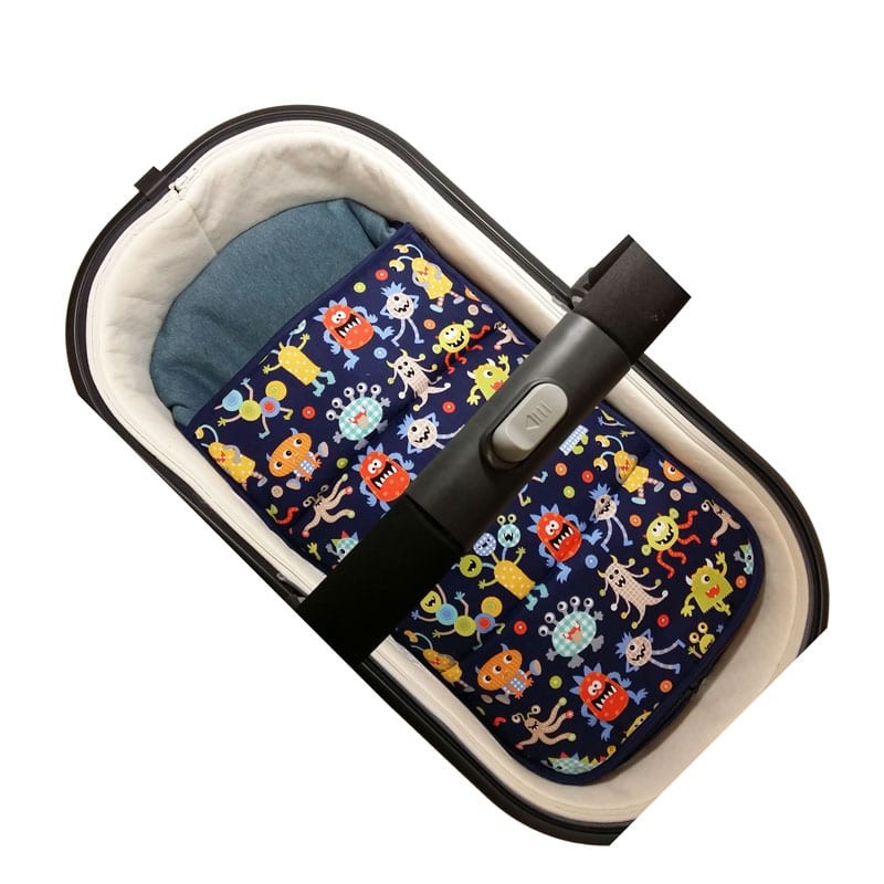 Bolso carro bebé - con tu tela estampada favorita