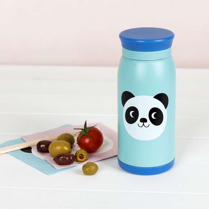 Botella de acero Miko el Panda merienda