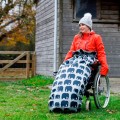 Cobertor para silla de ruedas adultos y niños grandes - elefantes