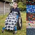 Cobertor para silla de ruedas niños - elige el estampado