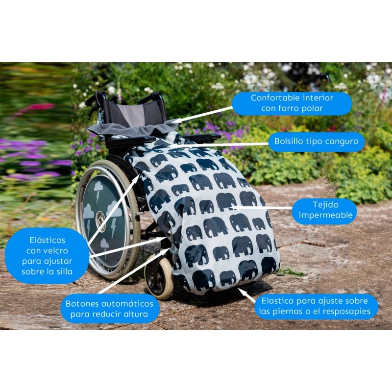 bolsa personalizada para silla de ruedas | bolsas sillas de ruedas