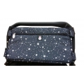 Bolso manillar carrito - constelaciones negro