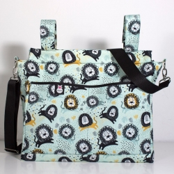 Bolso panera carro bebé - Leones Chic