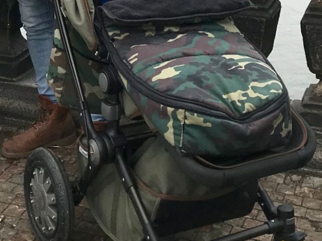 Saco Bugaboo Teoyleo con tela de camuflage