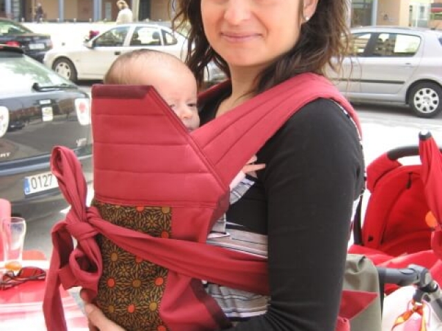 Mei tai rojo bebe Mei tai rojo bebe
