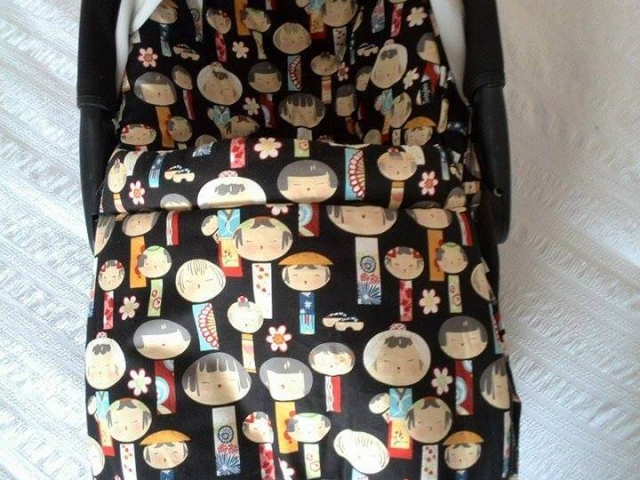 Saco maxi cosi japoneses negro