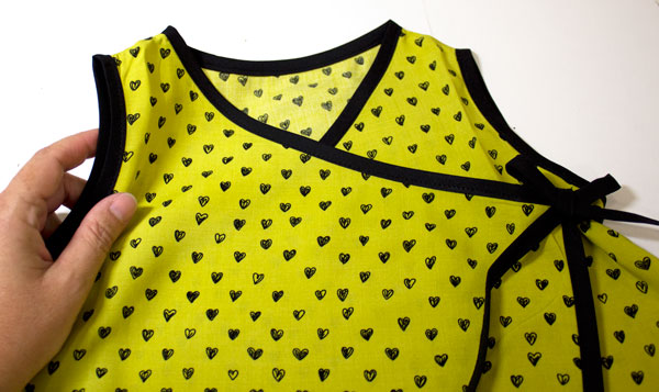 Vestido para bebes de verano corazones