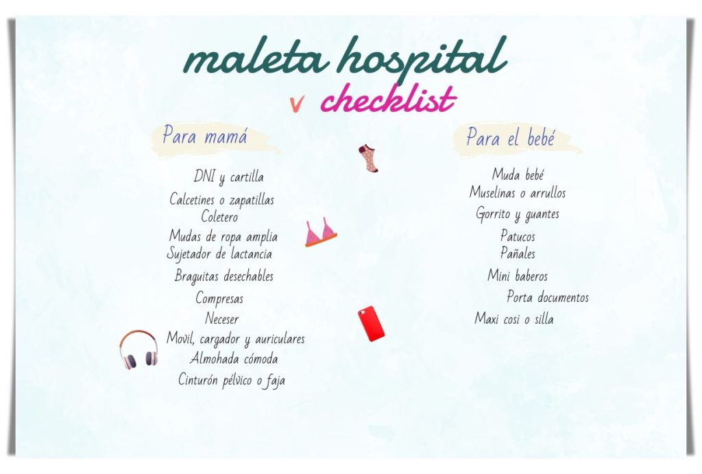 Maleta para el hospital bebé