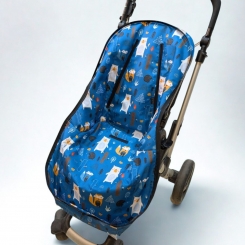 Saco silla paseo universal de verano con estampado de ositos